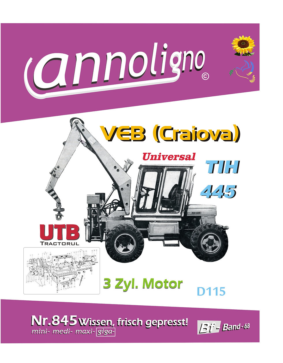 annoligno 845 TIH 445 UTB D 115 Cover Front
