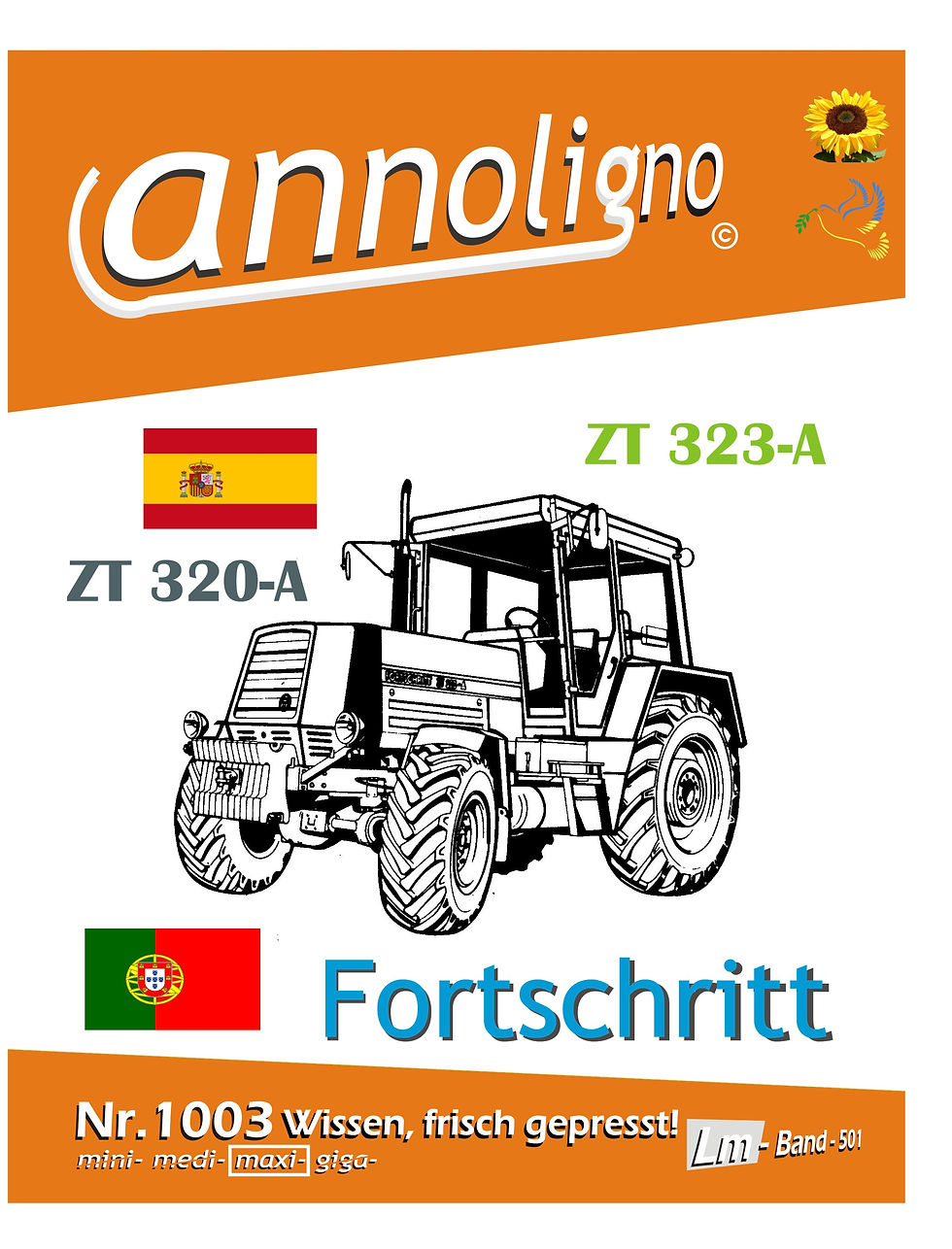 annoligno 1003 Fortschritt Schlepper ZT 320/323-A Cover Front