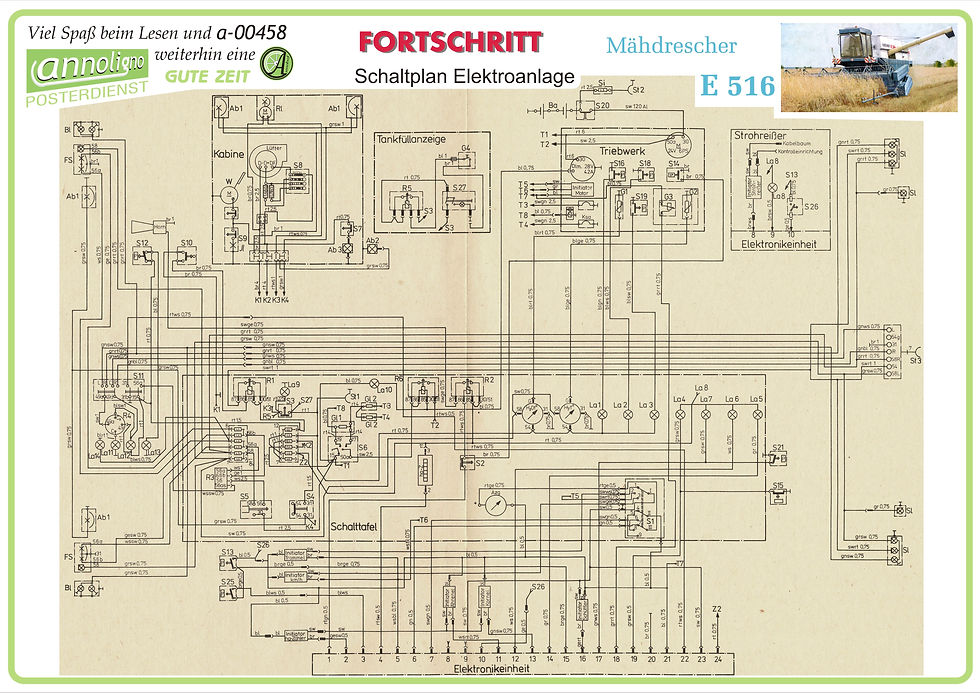 Miniaturbild: Fortschritt Mähdrescher E 516