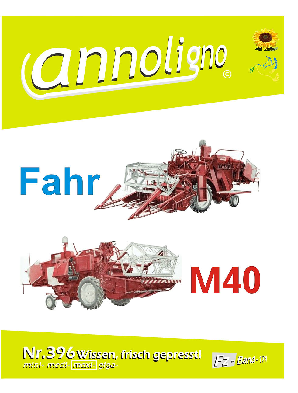 annoligno 396 FAHR Mähdrescher M 40Cover Front