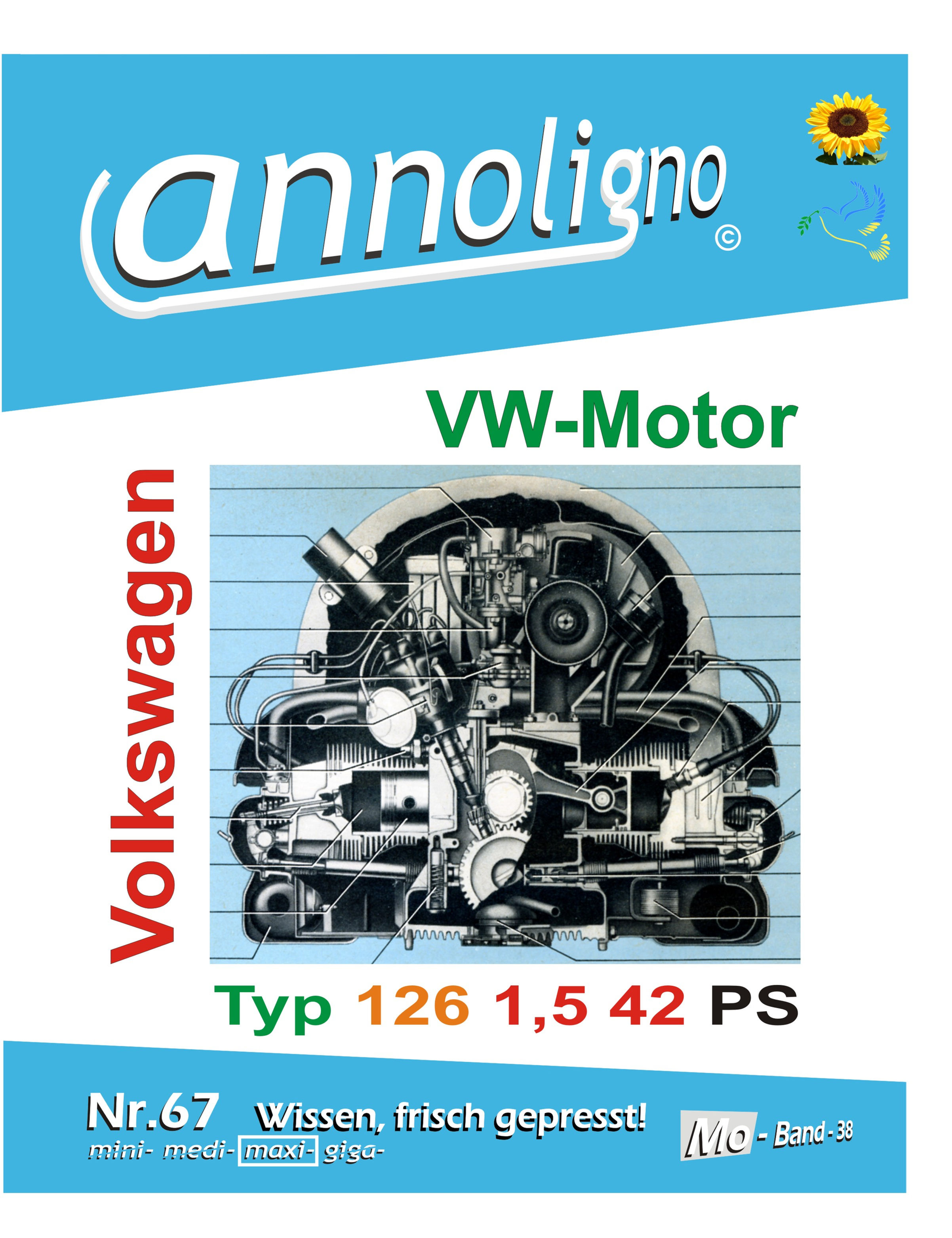 annoligno 67 Volkswagen Motor Cover Front