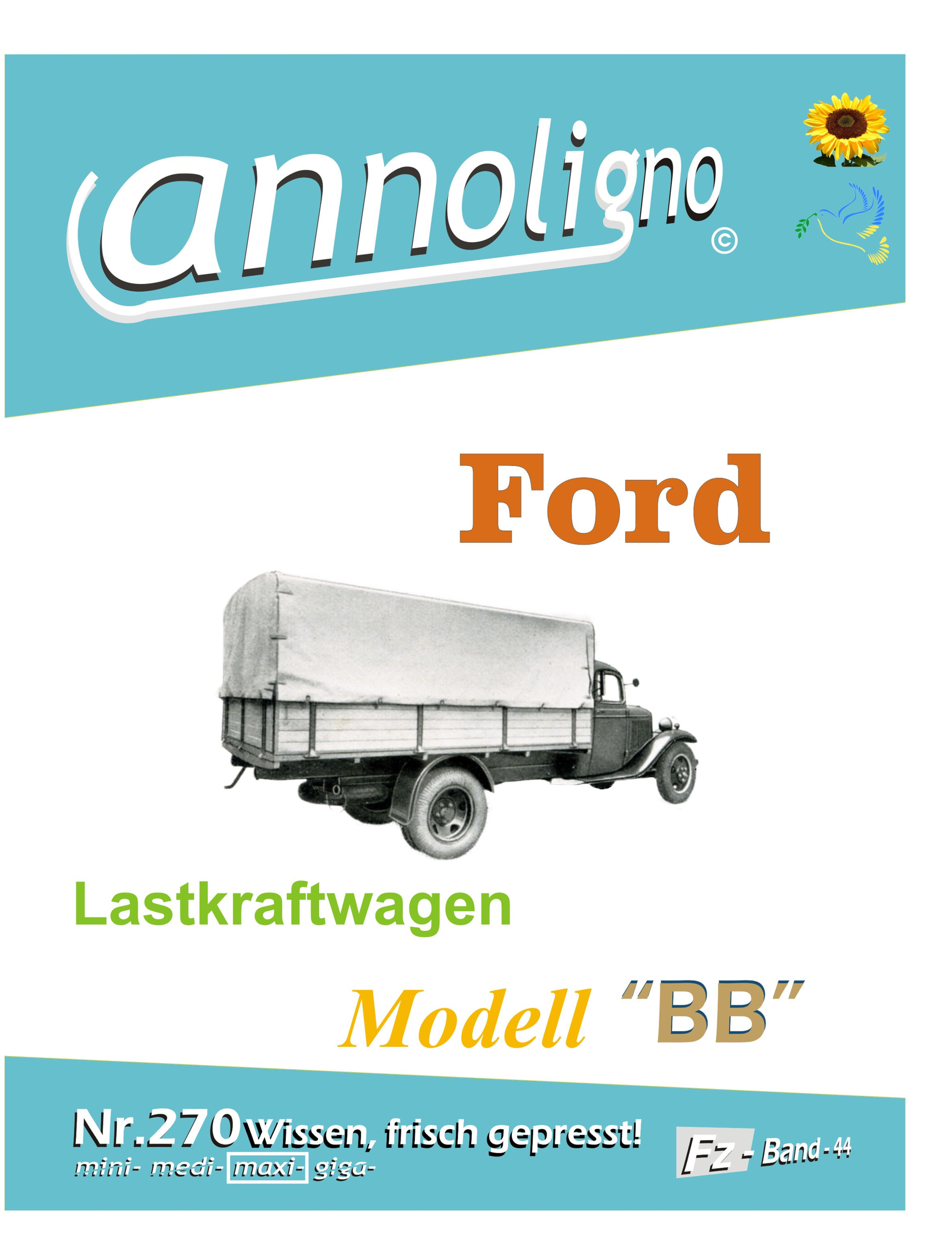 annoligno 270 Ford LKW Modell BB Cover Front