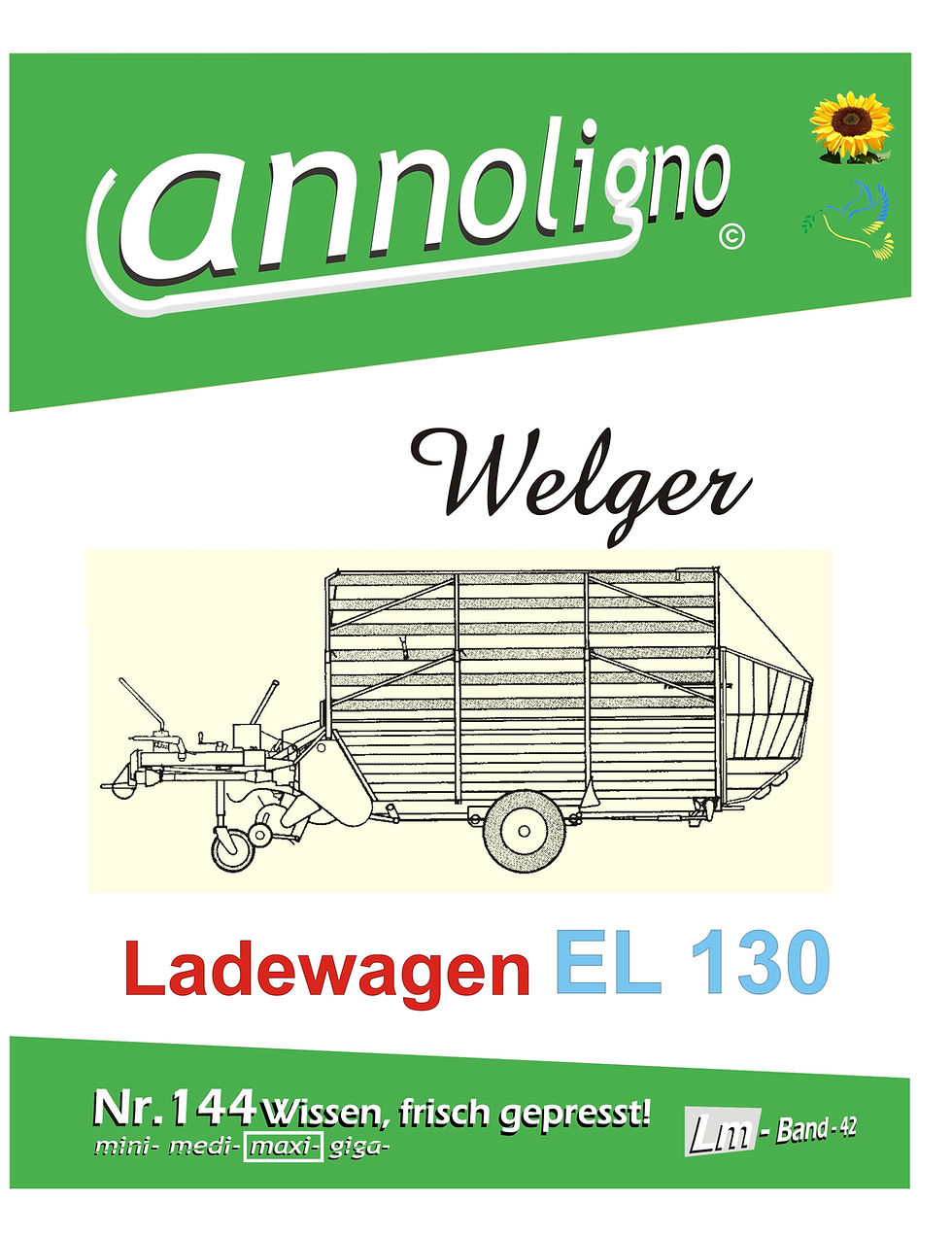 Miniaturbild: annoligno 144 Welger Ladewagen  Cover Front