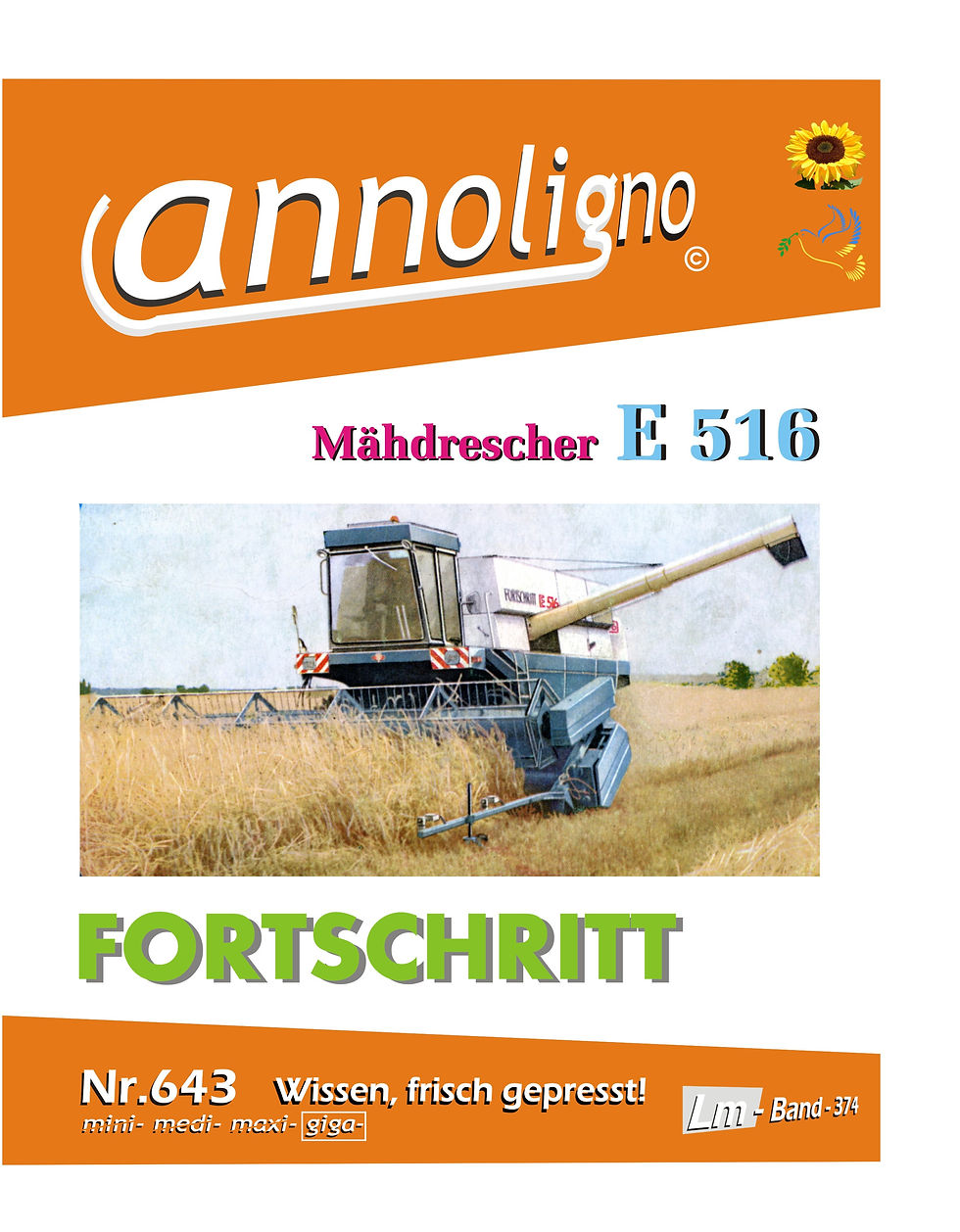 Miniaturbild: annoligno 643 Fortschritt Mähdrescher E 516 Cover Front