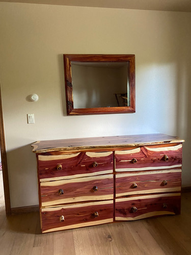 Rustic Red Cedar 6 Drawer Dresser | The Knotty Cedarman Rustic Red Cedar 6 Drawer Dresser | The Knotty Cedarman