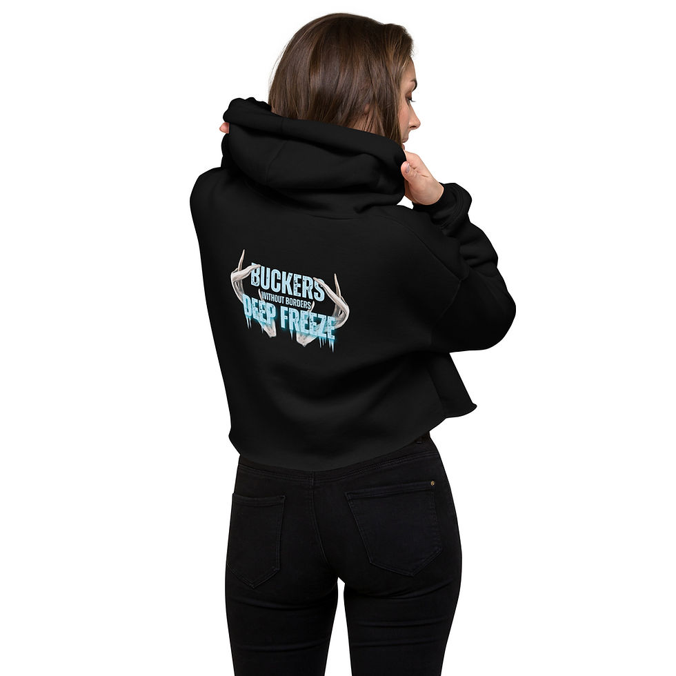 Thumbnail: Women's Alberta Buck Hunter Crop Hoodie