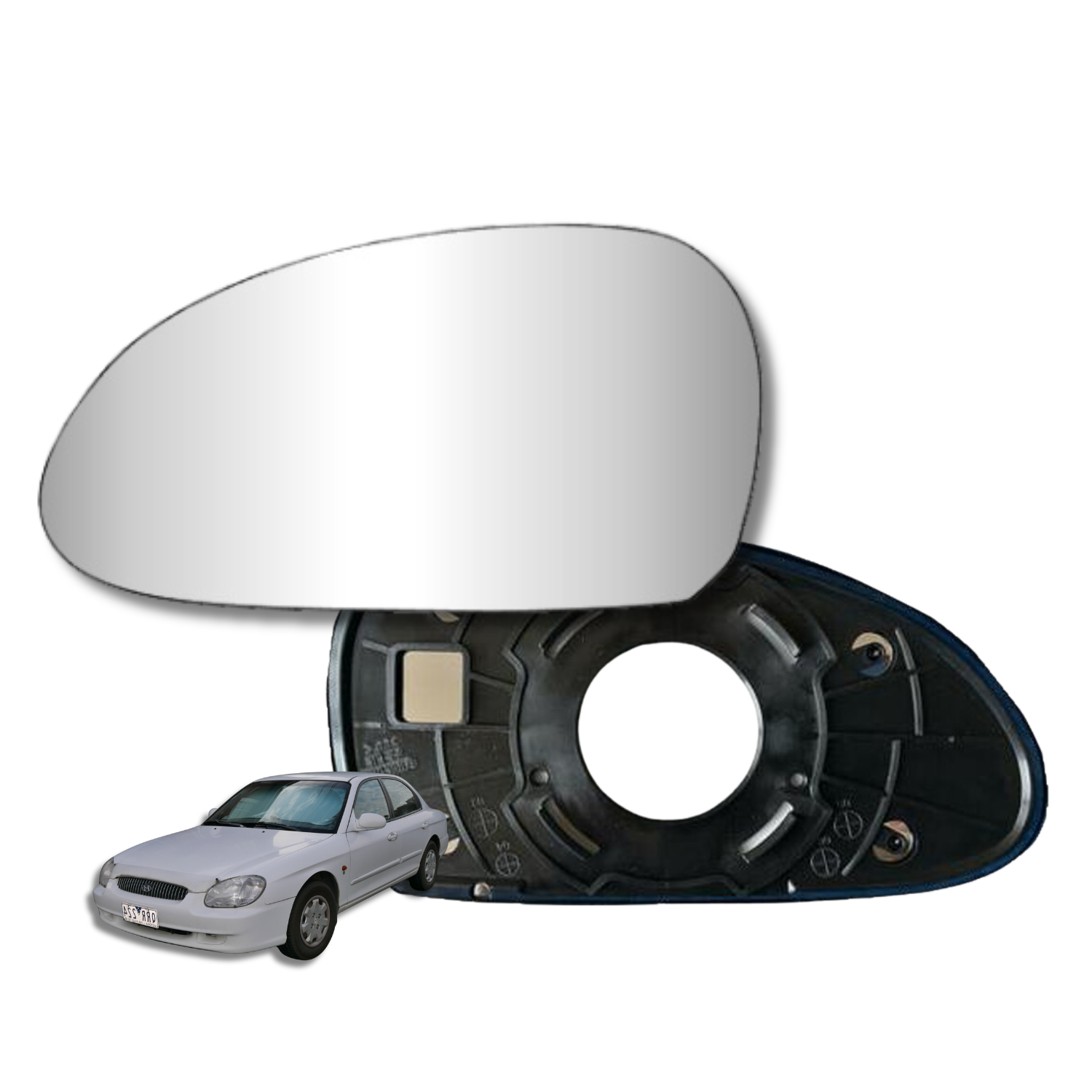 Hyundai Sonata 1998-2005 Luneta Espejo retrovisor Original