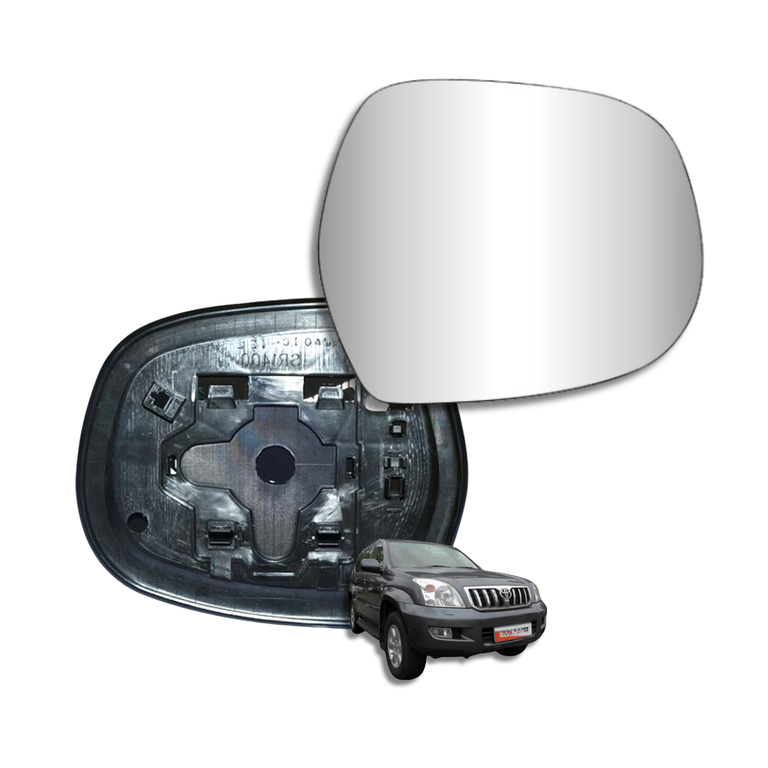 Toyota Land cruiser 2002-2009 Luneta Espejo Retrovisor Original