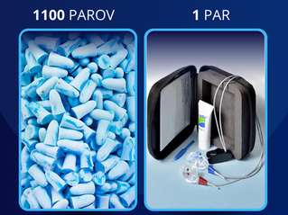 Ali cenejša zaščita za sluh res pomeni prihranek?