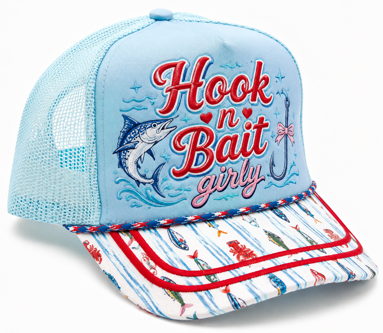 Hook N Bait Girly Trucker Hat