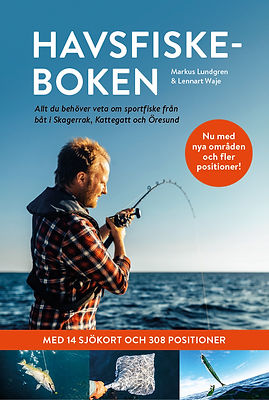 Omslag: Havsfiskeboken : allt du behöver veta om sportfiske från båt i Skagerrak, Kattegatt och Öresund