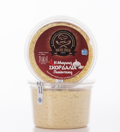 Πικάντικη σκορδαλιά από νιφάδες πατάτας