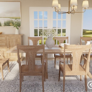 Modern Farmhouse Dining Space