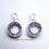 Thumbnail: Amethyst Aura Hoops