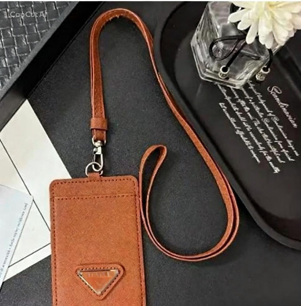 Miniaturbild: Pr*da Badge Holder mit Neck Strap