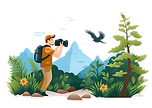 Photographer capturing bird in flight, Sri Lanka wildlife photography tour