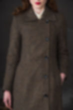 Thumbnail: Marta in Harris Tweed Peat Check