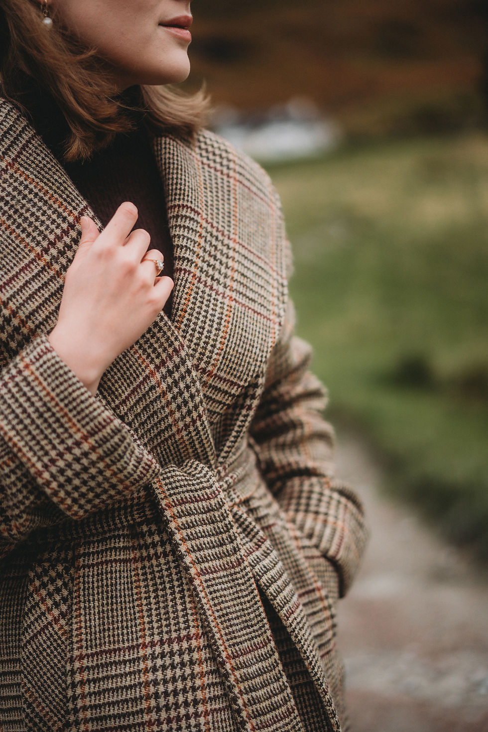Thumbnail: Cora in Harris Tweed Check