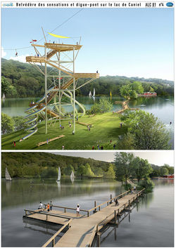 Cany-Barville Belvédère lac Caniel