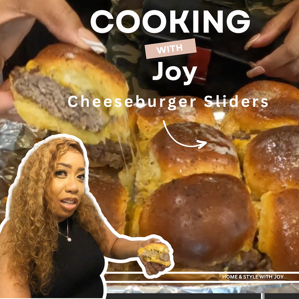 Cooking With Joy: Cheeseburger Sliders