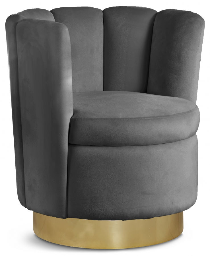 Thumbnail: Tulip Velvet Chair