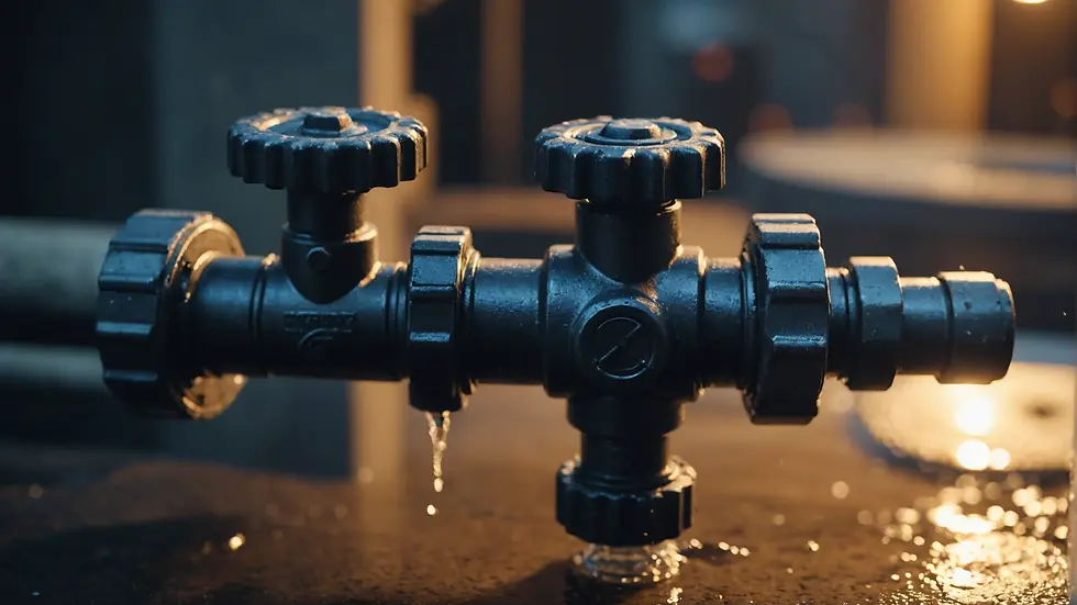 Shutting off the main water valve