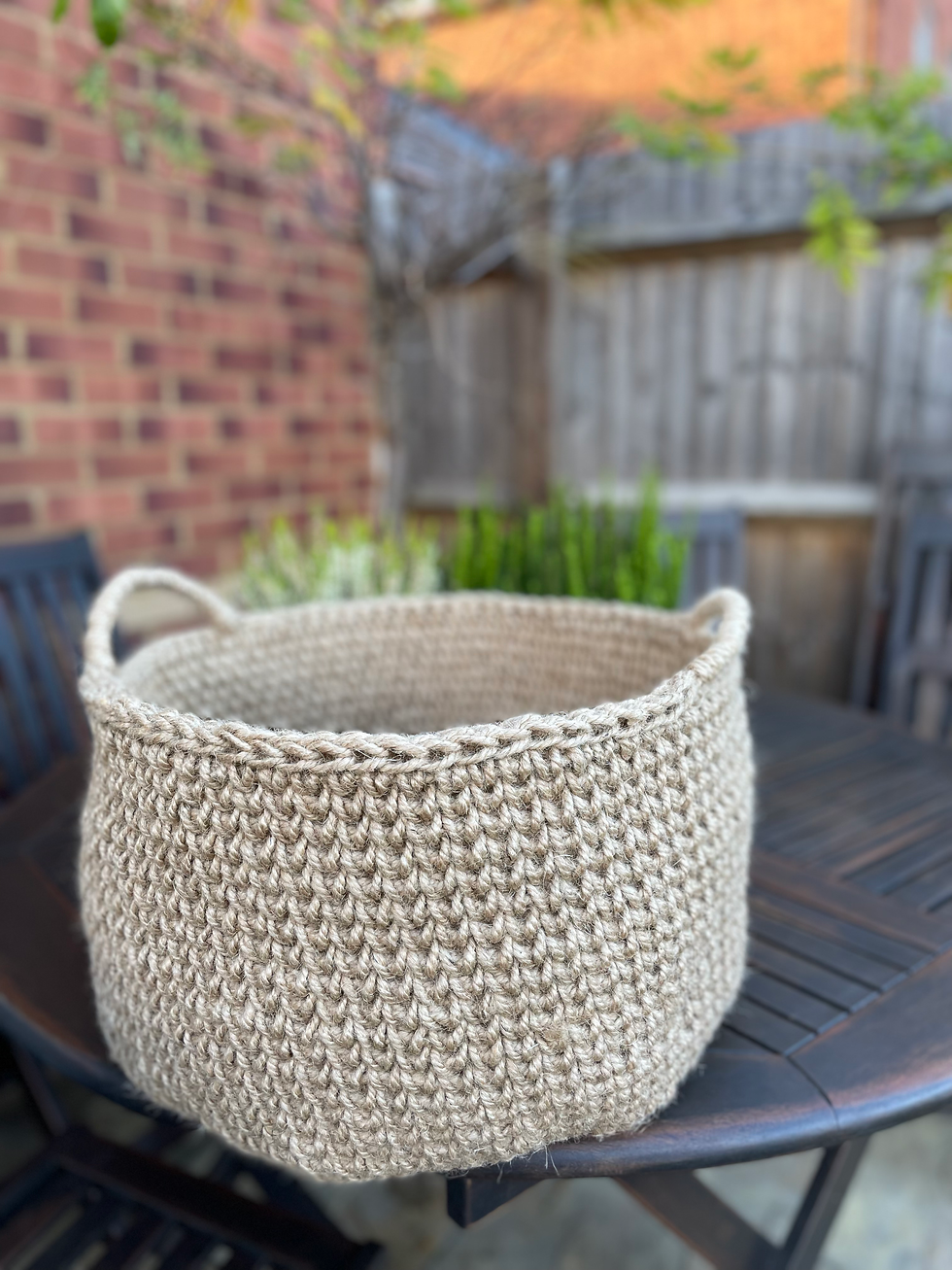 Thumbnail: Basket made with natural jute