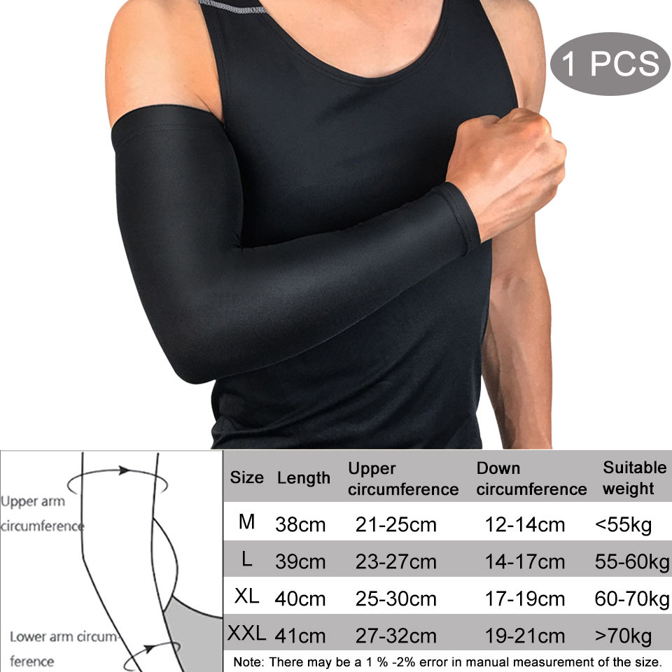 Thumbnail: UV Protection Arm Sleeve – Breathable Quick-Dry Sports Elbow Support