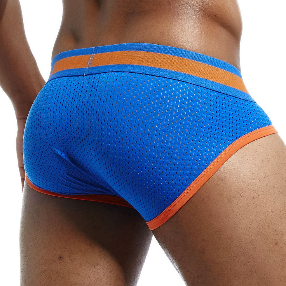 Thumbnail: Men’s Cotton Briefs – U-Convex Pouch Comfortable Underwear