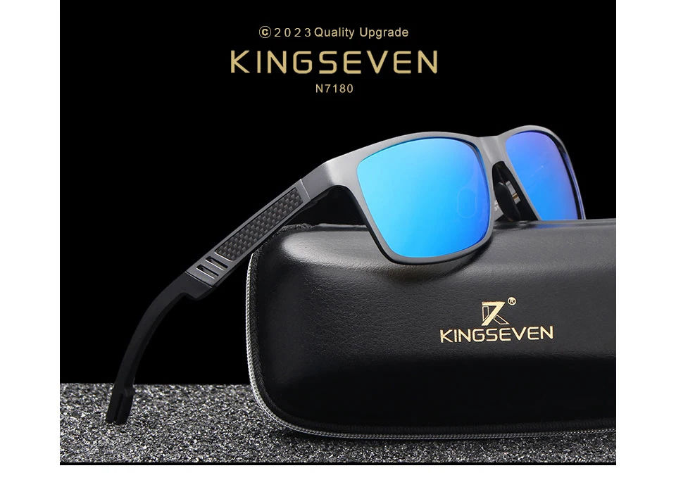Thumbnail: Men’s Polarised Aluminium Sunglasses – UV Protection Driving Eyewear