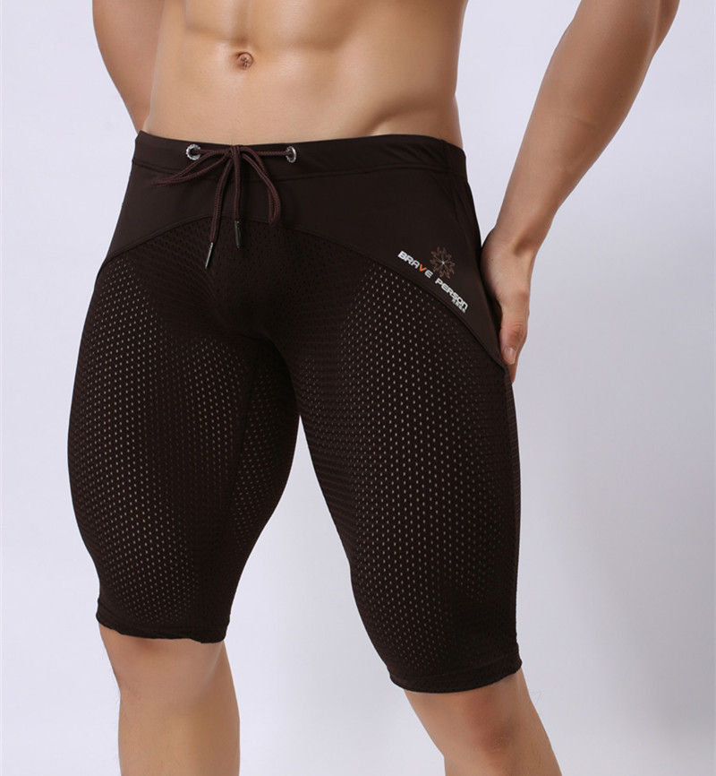 Thumbnail: Men’s Summer Beach Shorts – Breathable Mesh Sports & Casual Fit