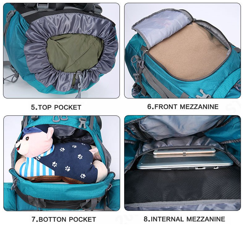 Thumbnail: 80L Waterproof Hiking Backpack – Camping & Trekking Rucksack