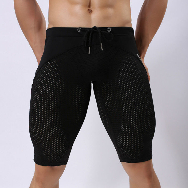 Thumbnail: Men’s Summer Beach Shorts – Breathable Mesh Sports & Casual Fit