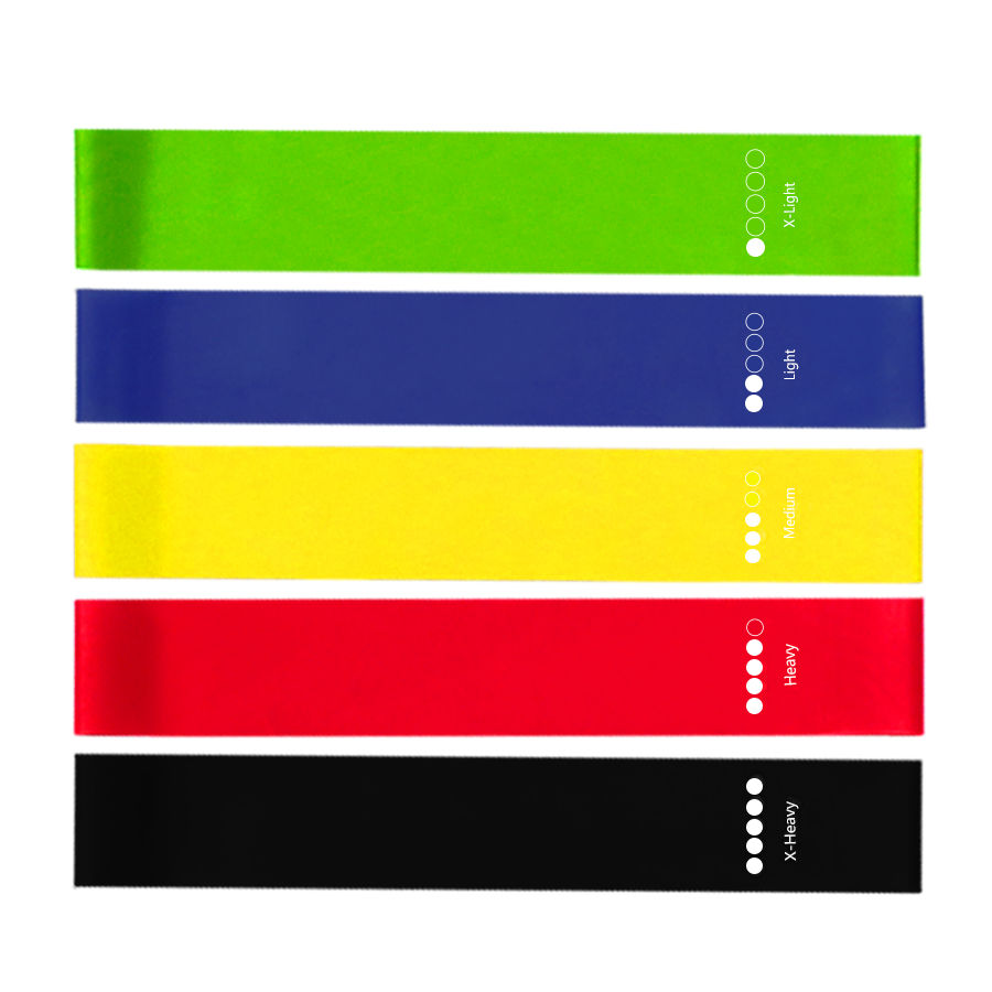 Thumbnail: Fitness Resistance Bands – Elastic Yoga Pilates Stretch Bands for Home Gym Train