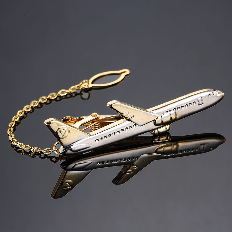 Thumbnail: Men’s Tie Clip – Fashion Metal Necktie Bar Clasp, Elegant Formal Tie Bar