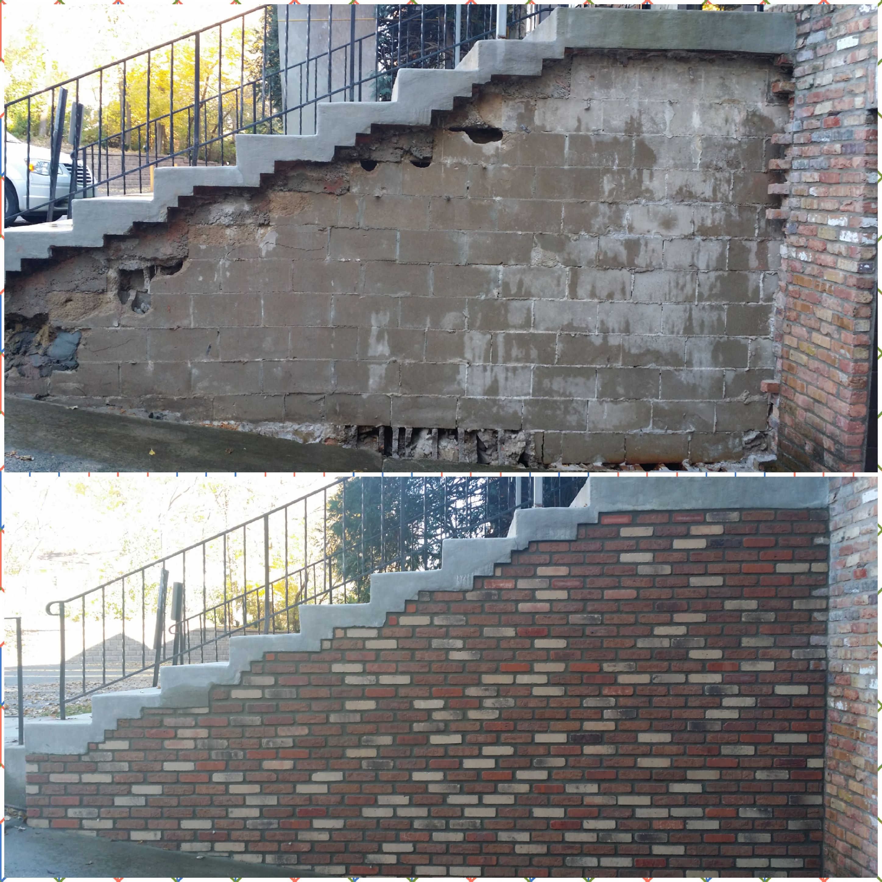 Brick wall rebuild