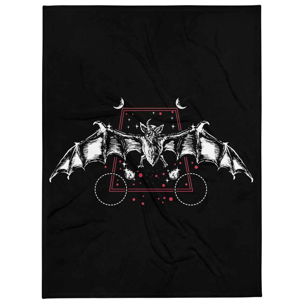 Thumbnail: Occult Bat Throw Blanket
