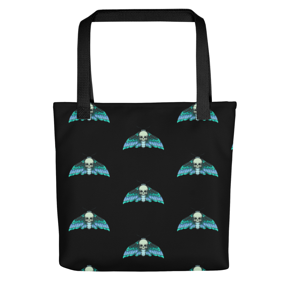 Blue Death Moth Tote bag