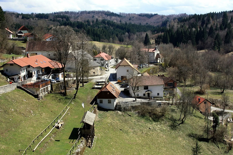 View from Predjama Castle