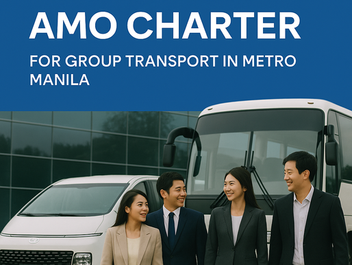 Why Corporate Clients Choose AMO Charter for Group Transport in Metro Manila