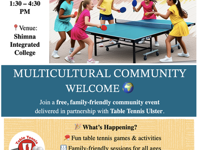 College to host community table tennis event this Saturday