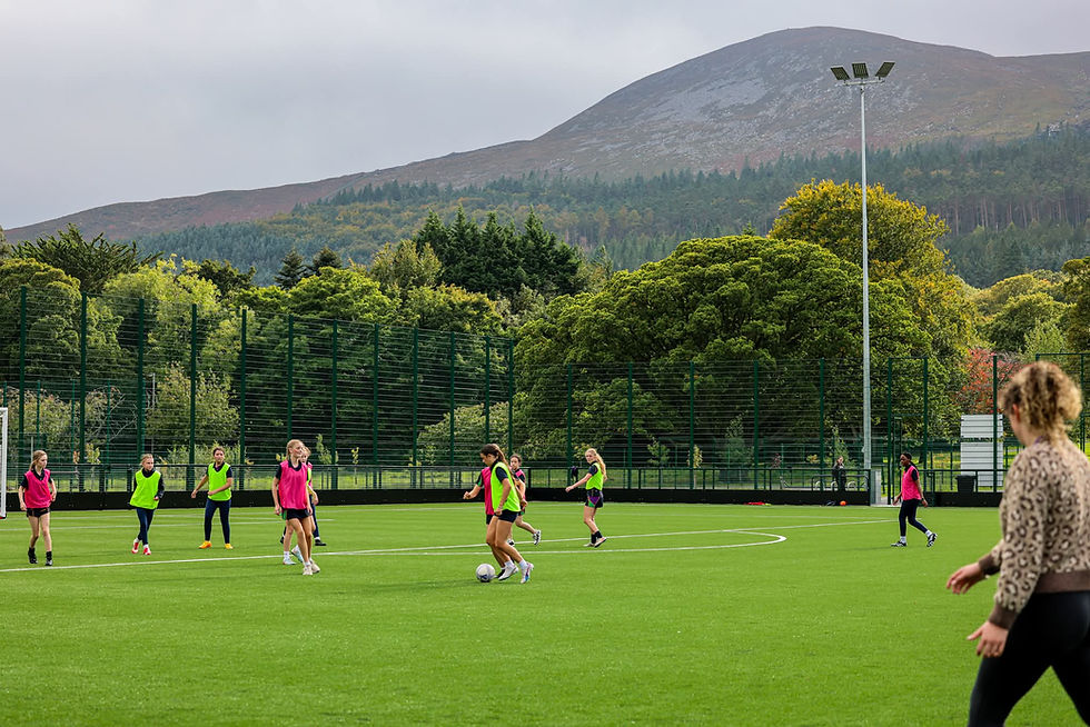 Official opening of Donard Park pitch showcases girls football