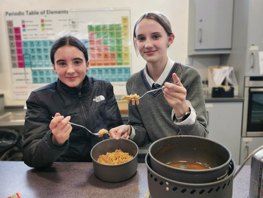 Gold star cooking for Duke of Edinburgh Bronze