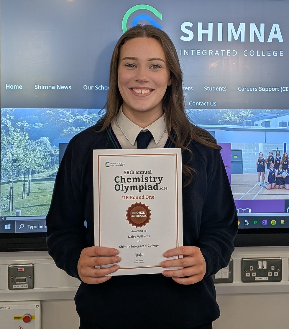 Sixth Form Chemist wins award in RSC Chemistry Olympiad