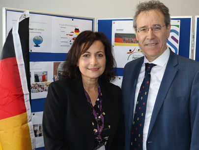 Herzlich Willkommen! Shimna welcomes the UK German Ambassador!