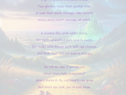 It’s going to be Wonderful… because, because, because… it’s the Wizard of Oz!