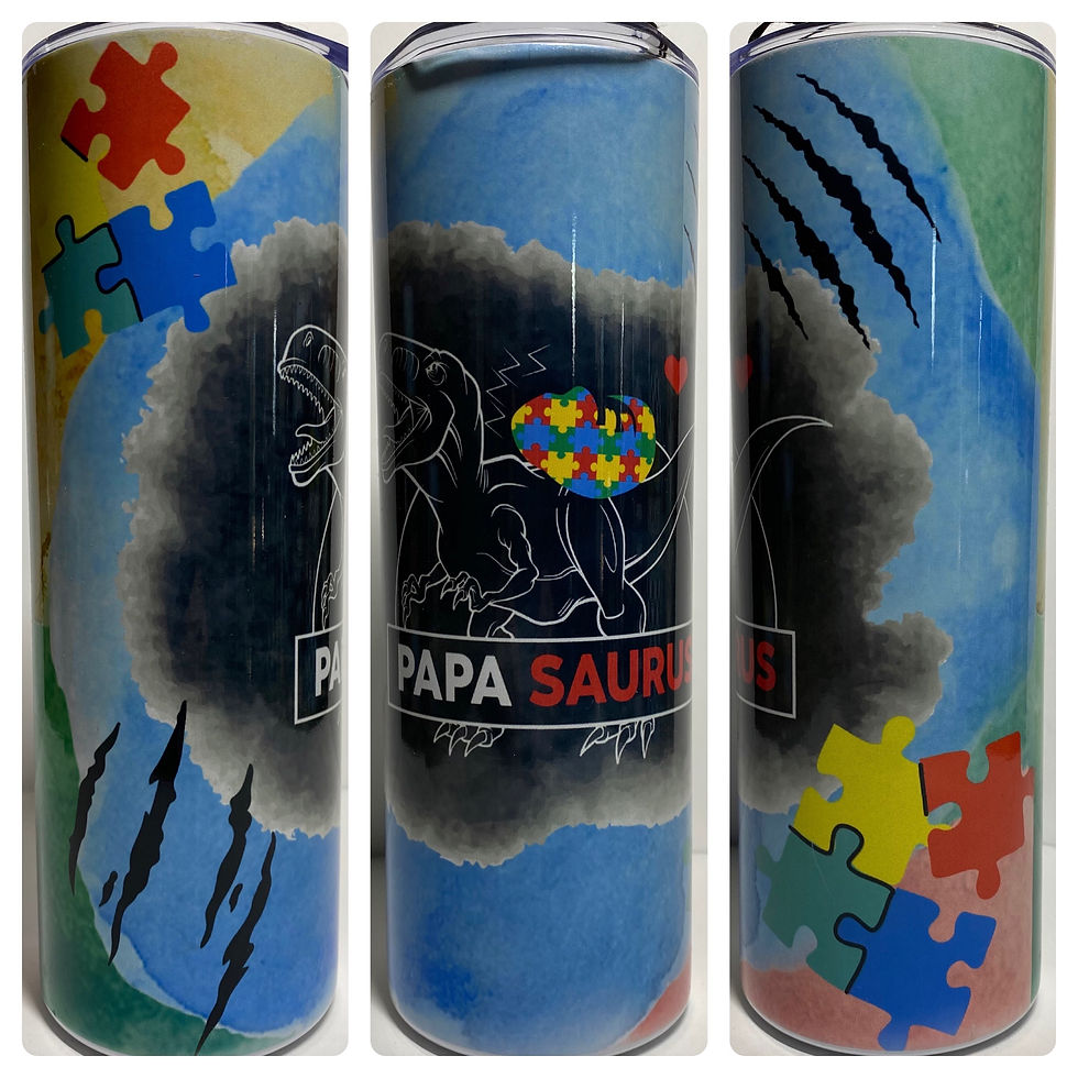 Papa Saurus Tumbler