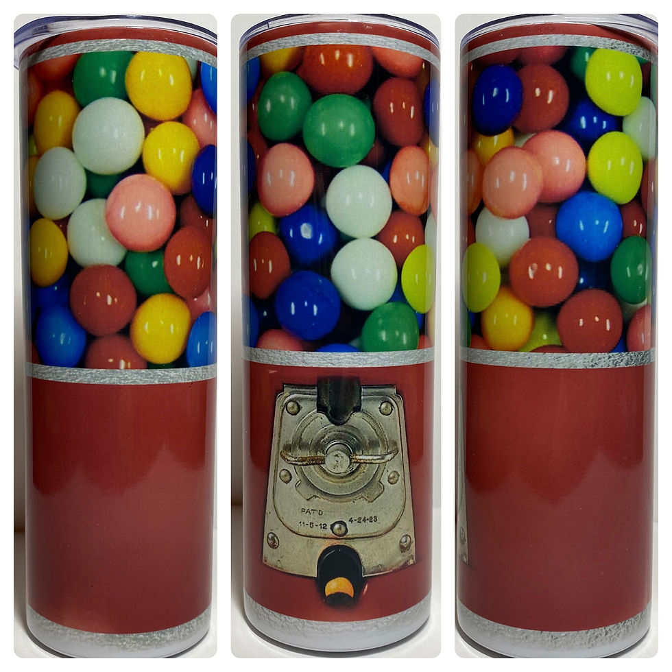 Bubble Gum Machine Tumbler