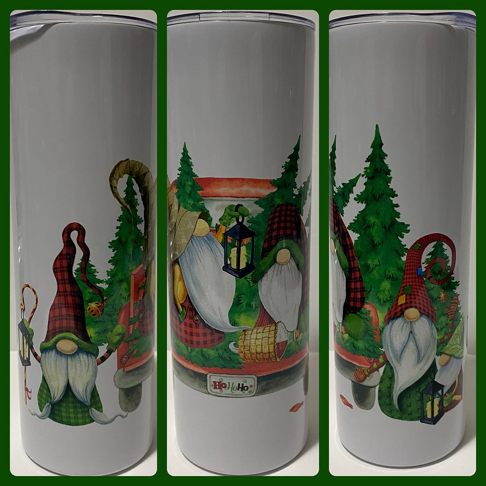 Ho Ho Ho Gnome Truck Tumbler