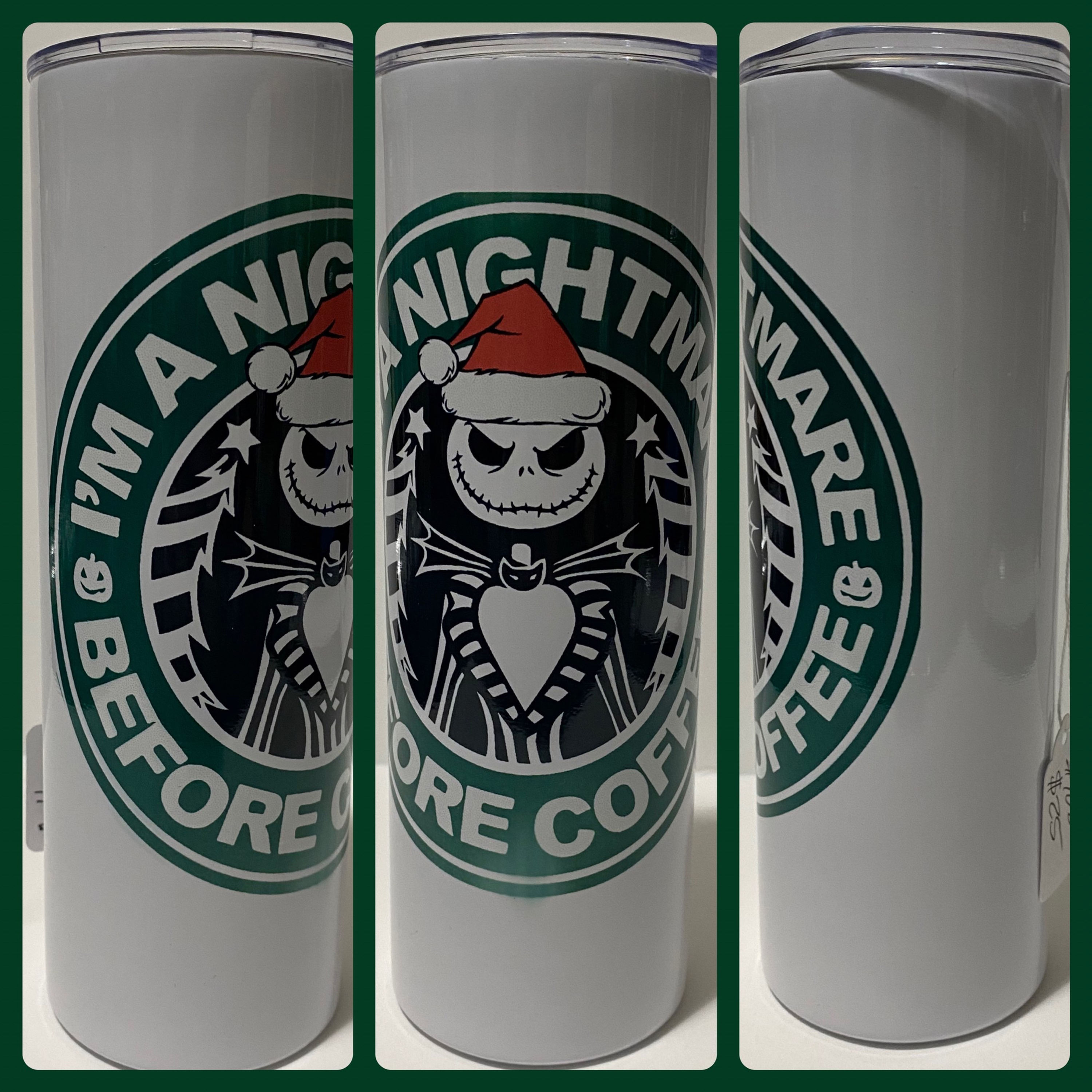 Nightmare Before Coffee Tumbler